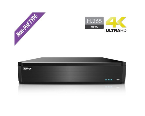 Avycon AVR-HN532E2N-FD-40T 32 Channel 4K UHD Network Video Recorder with Facial Detection, 40TB