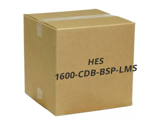 HES 1600-CDB-BSP-LMS Dynamic Low Profile Electric Strike for Deadbolt Lock, Black Suede Powder, Lock Monitor and Strike Monitor