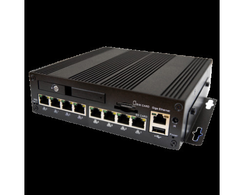 EverFocus eNVP-JTX-IV-V0008 16 Channel Jetson TX2 NX AI Mobile NVR with 8 PoE Ports, No HDD