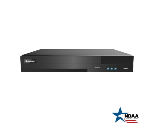 Vitek VT-TR2NHA810-10T 8 Channel Hybrid HD-TVI/AHD/CVI Digital Video Recorder, 10TB