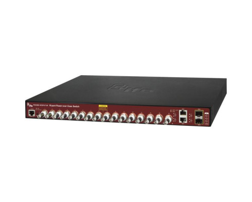 Interlogix POC2502-16CXP-2T-2S 16-Port Power over Coax Network Switch