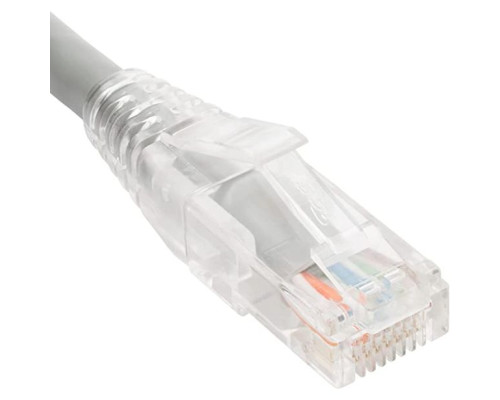 ICC ICPCSW10GY Patch Cord, CAT6, Clear Boot, 10 Feet, 10 Pack, Gary