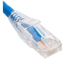 ICC ICPCSW10BL Patch Cord, CAT6, Clear Boot, 10 Feet, 10 Pack, Blue