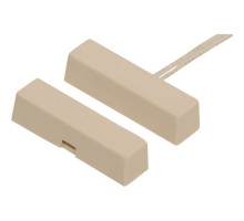 Nascom N135WGT-ST2CR Stick on Dual Closed Loop Switch / Magnet Set with Center Wire Leads, Tan