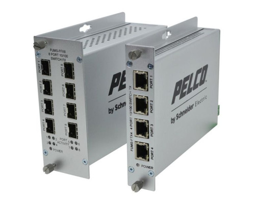 Pelco FUMS-FFX2TX2 Unmanaged Ethernet Switches