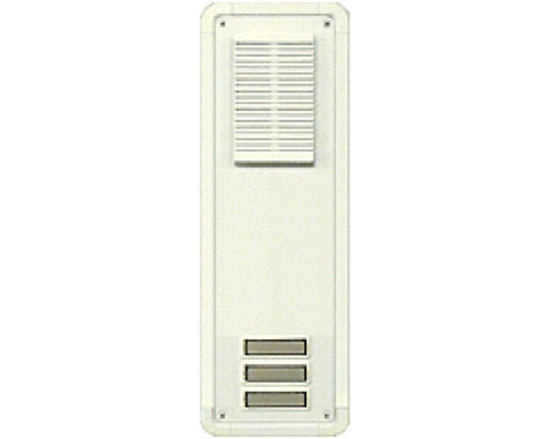 Alpha TTM3W 3 Button Speaker Panel-White-Flush