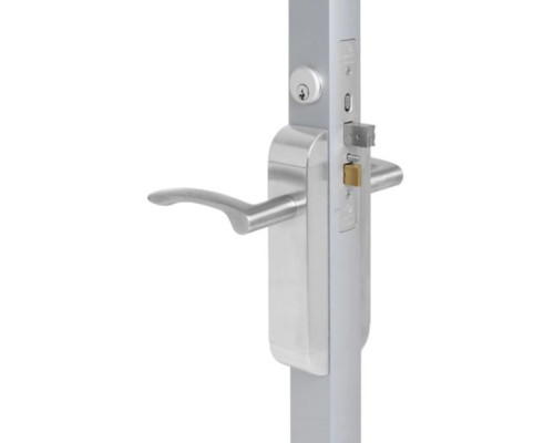 Adams Rite 2190-411-301-32D Dual Force Lock with Standard Flat Strike, Low Profile Trim and 1-1/2