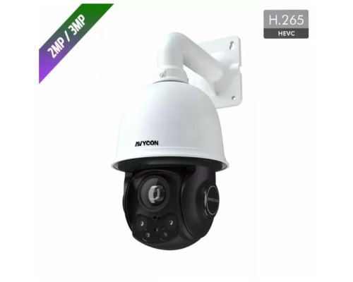 Avycon AVC-PHNT32X20LW 3 Megapixel Outdoor IR Network IP Wall Mount PTZ Camera, 20X Lens