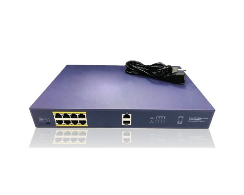 Cantek CT-W-POESW8P-2G-250 8 Port 10/100Mbps PoE Switch