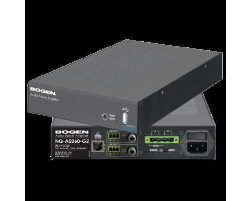 Bogen NQ-A2060-G2 Gen-2 Nyquist 2-Channel Audio Power Amplifiers