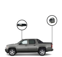 RVS Systems RVS-718509-03 480 TVL Chevy Avalanche Mirror Monitor with Compass and Temperature, Tailgate Camera, 33ft Cable