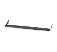 West Penn CMB-250-P Panel-Mount Cable Management Bar, Plastic Body, Black, 2.50″-Deep