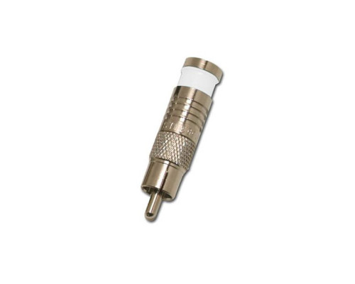 Eclipse Tools 705-004-WH (CN-710RMA1-WH) White RG6/U RCA Connector, Waterproof, 100 Pack