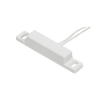 Nascom N35WGSW-SW2CR Stick on Dual Closed Loop Switch, Breakoff End Mounting Flange, Center Wire Leads, Snow White