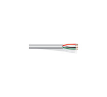 West Penn 25241BOR1000 4 Conductor 22 AWG Stranded Unshielded Plenum Cable, 1000', Orange