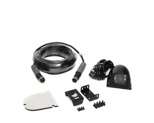 RVS Systems RVS-775R-07 120° HD Side Camera, Right, 66' Cable, RCA Adapter, Black