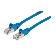 Intellinet 741514 Cat6a S/FTP Patch Cable, 25 Feet, Blue