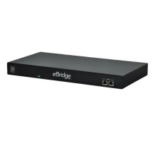 Altronix EBRIDGE8E EoC 8 Port Receiver with Integrated 240W PoE/PoE+ Switch, 25Mbps Per Port, 1U, Requires Compatible Transceiver