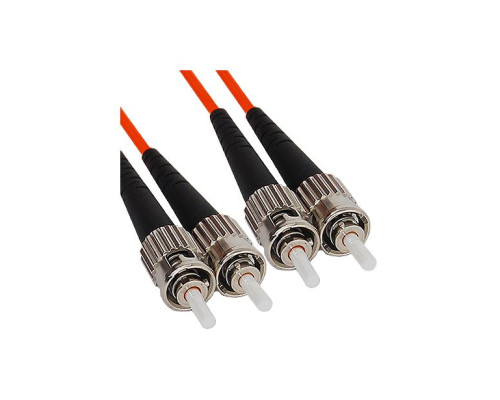 ICC ICFOJ7C701 ST to ST 1M Multimode Duplex Fiber Optic Jumper