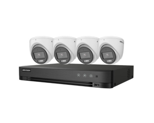 Hikvision T7204U1TA4C 4 Channel 5MP Value Express Turbo Kit, 4 * 5 Megapixel Turbo ColorVu Camera with 1TB DVR