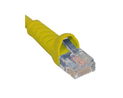 ICC ICPCSJ10YL Molded Boot Patch Cord, Yellow, 10 Ft.