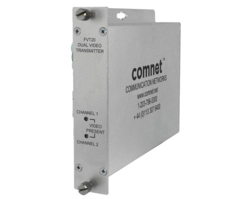 Comnet FVT20 Dual Video Multimode Transmitter 2 Fiber