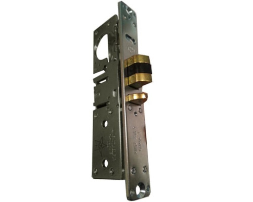 Adams Rite 4530-35-201-313 Standard Duty Deadlatch with Flat Faceplate in Dark Bronze Anodized