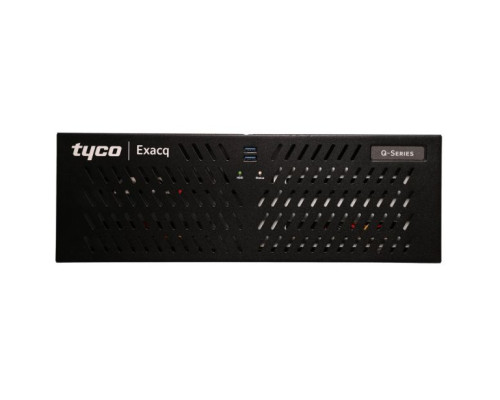 Exacq 0804-04T-Q Hybrid Desktop Recorder with 4 IP Cameras Licenses (24 max) and 8 Analog at 30 FPS, 4TB HDD