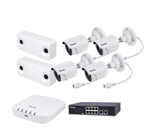 Vivotek CCS-2D-4IB 2 X 2MP Indoor People Counting Cameras, 4 X 2MP Outdoor Bullet Cameras, 8 Channel NVR, 2TB and 8 Port PoE Switch