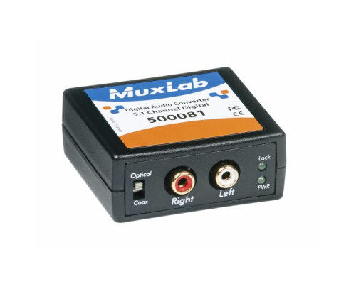 Muxlab 500081 Digital Audio Converter, 5.1 Channel