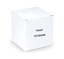 ViewZ VZ-HD4VB 8 Channel DVR, 1TB with 4 X Outdoor IR AHD/TVI/CVI/Analog Bullet Cameras, 2.8-12mm Varifocal Lens