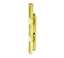 Folger Adam 310-4-1-24D-605-LCBMA Fail Secure Electric Strike for Surface Vertical Rod Devices with Latchbolt and Locking Cam Monitor in Bright Brass