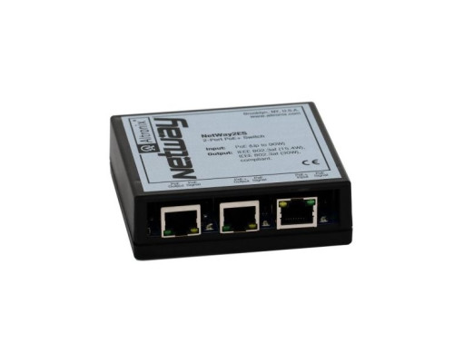 Altronix NETWAY2ES PoE Powered 2 Port PoE/PoE+ Network Switch