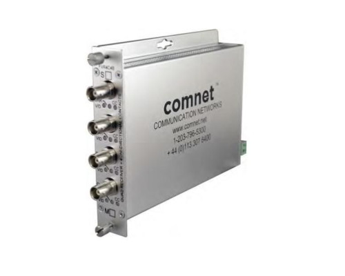 Comnet FVR4C4BS4 4-Ch Digitally Video Receiver with Contact Closure