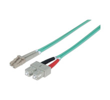 Intellinet 751186 Fiber Optic Patch Cable, Duplex, Multimode