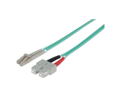 Intellinet 751186 Fiber Optic Patch Cable, Duplex, Multimode