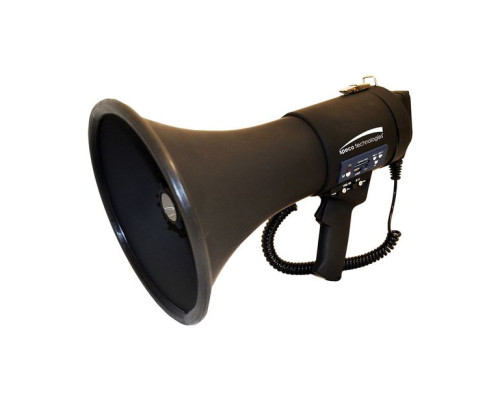 Speco ER390UMB All-Black 20W Watt Deluxe Megaphone with Siren