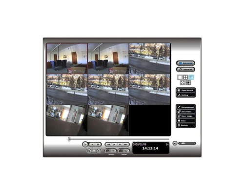 NUUO SCB-IP+ 32 IP Plus Digital Surveillance System, 32 Licenses