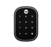 Yale YRD256-ZW2-BSP Assure Lock SL Touchscreen Z-Wave-Key Free DB, Black Suede