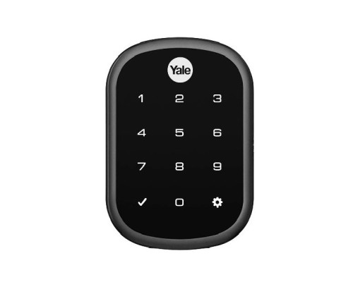 Yale YRD256-ZW2-BSP Assure Lock SL Touchscreen Z-Wave-Key Free DB, Black Suede