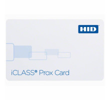 HID 2121AG1NNS 212x iCLASS + Prox Contactless Smart Cards, Composite Polyester/PVC, 16K Bits