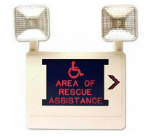 Alpha SI004 Single Sided Illuminated Area of Rescue Assistance Sign