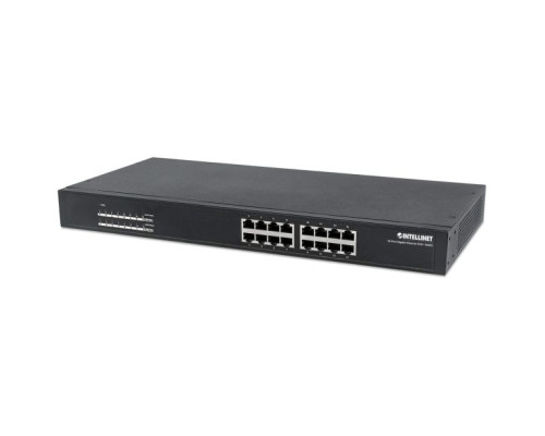 Intellinet 560993 16-Port Gigabit Ethernet PoE+ Switch