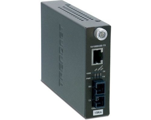 TRENDnet TFC-110S15i Intelligent 10/100Base-TX to 100Base-FX Fiber Converter