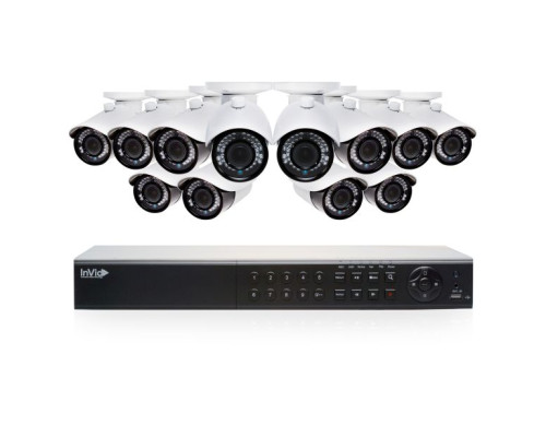 Cantek Plus EF12B4TB 12 Camera HD TVI Bullet Security Camera System