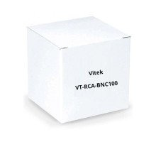 Vitek VT-RCA-BNC100 RCA To BNC Adapter, 100 Pack