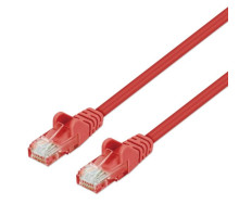 Intellinet 744164 Cat6 U/UTP Slim Network Patch Cable, 14 Feet, Red