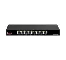 Cantek Plus CTN-P08-0S4X65A 8 Port Network Switch with 4 PoE/PoE+ Gigabit Ports