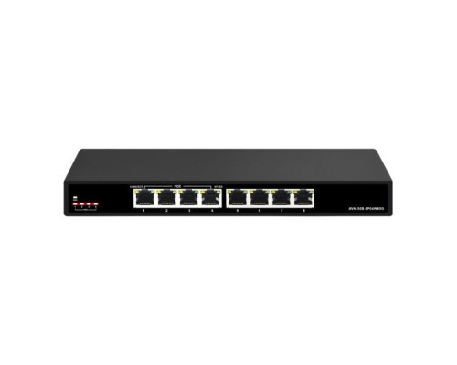 Cantek Plus CTN-P08-0S4X65A 8 Port Network Switch with 4 PoE/PoE+ Gigabit Ports