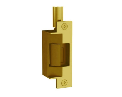 Folger Adam 712-12D-605-LBMLCM Fail Secure Fire Rated Electric Strike with Latchbolt & Locking Cam Monitor in Bright Brass